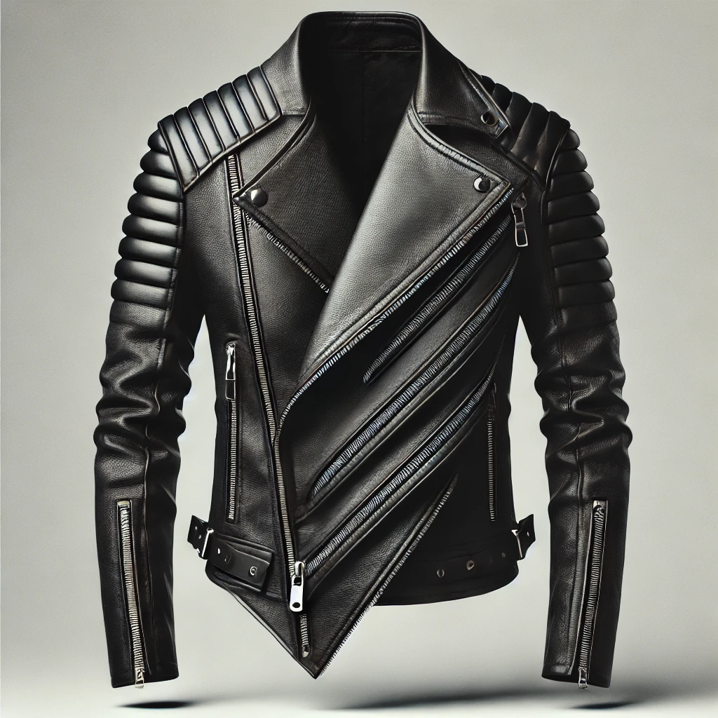 Cocoon Leather Jacket for Curvier Fits