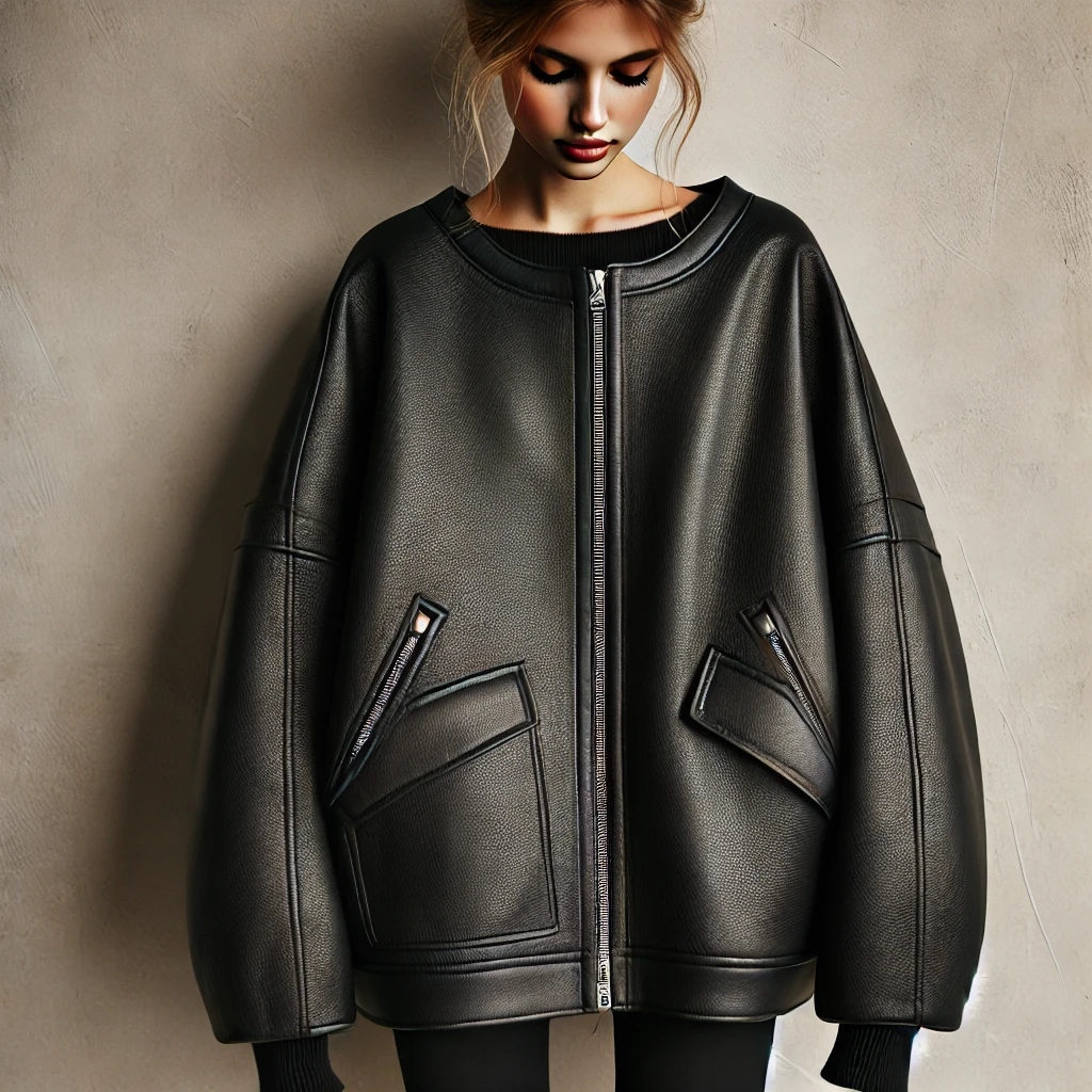 Oversized Leather Jackets for Relaxed Elegance