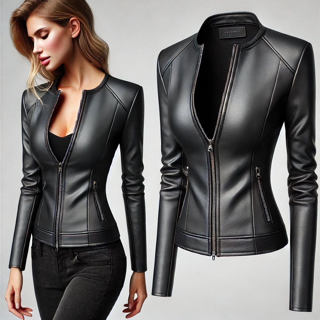 Slim Fit Leather Jacket for a Sleek Look