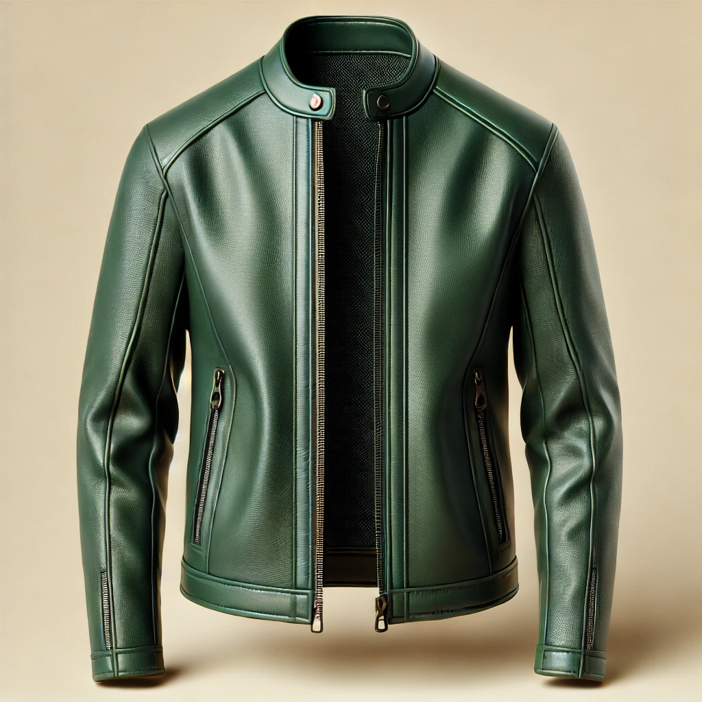 Trench Coat Leather Jacket for Rainy Days